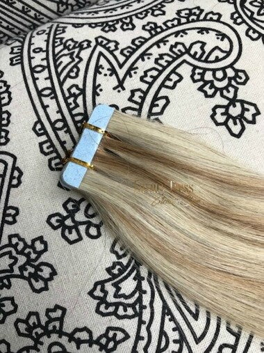Luxury Tape-Ins Hair Extension #18/613 Blond Mixer