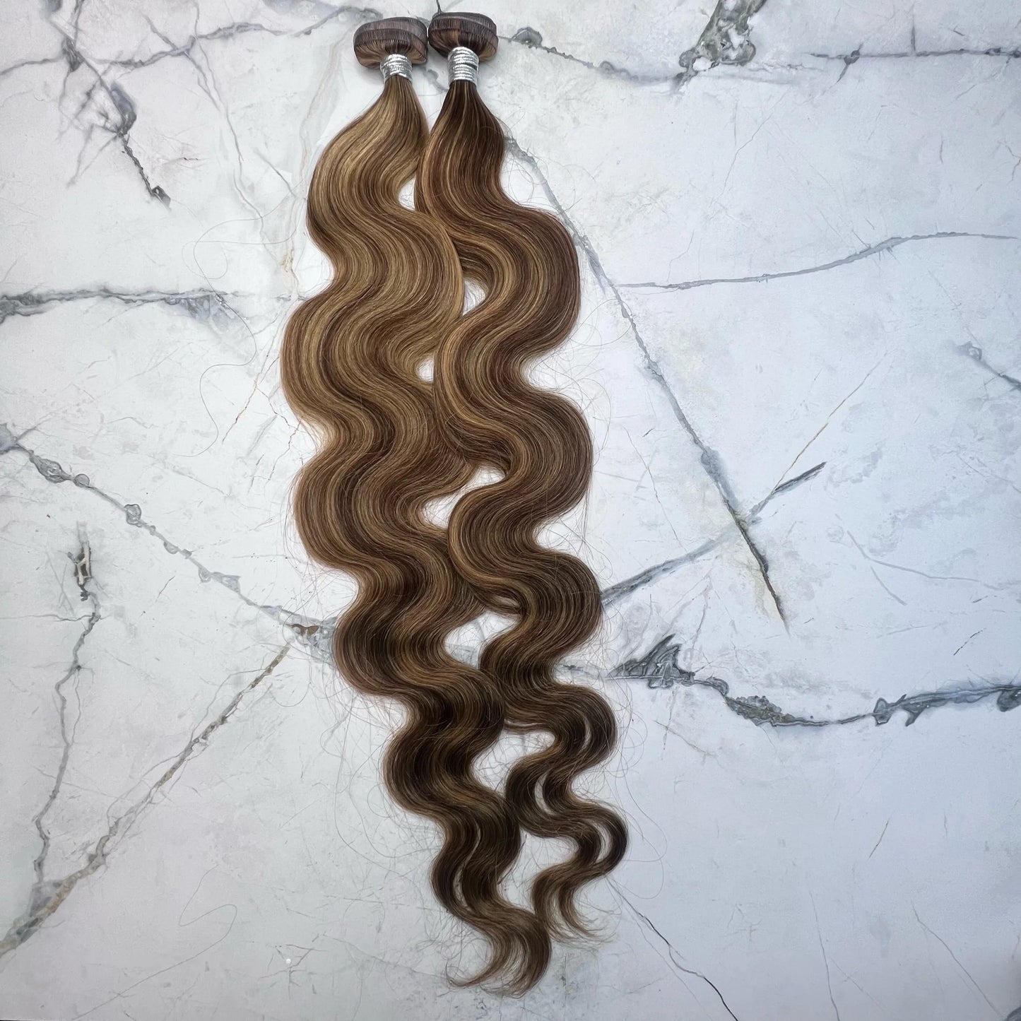 Genius Wefts Balayage | #4/27 Wavy Full Pack