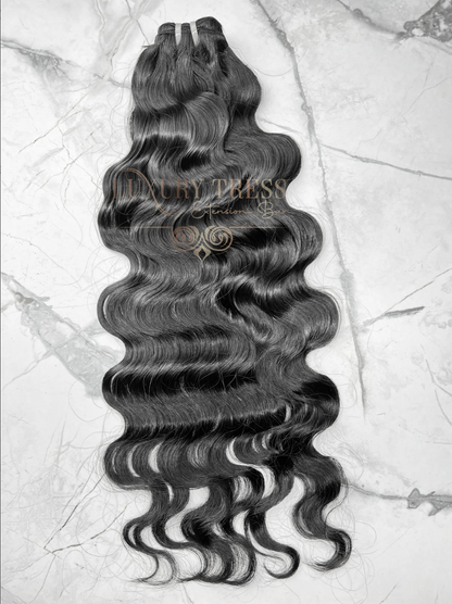 Fine Wine Raw Wave Indian Temple Hair Bundles