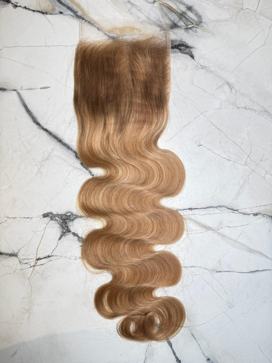 Highlighted B7/60A  Body Wave 5x5 Closure