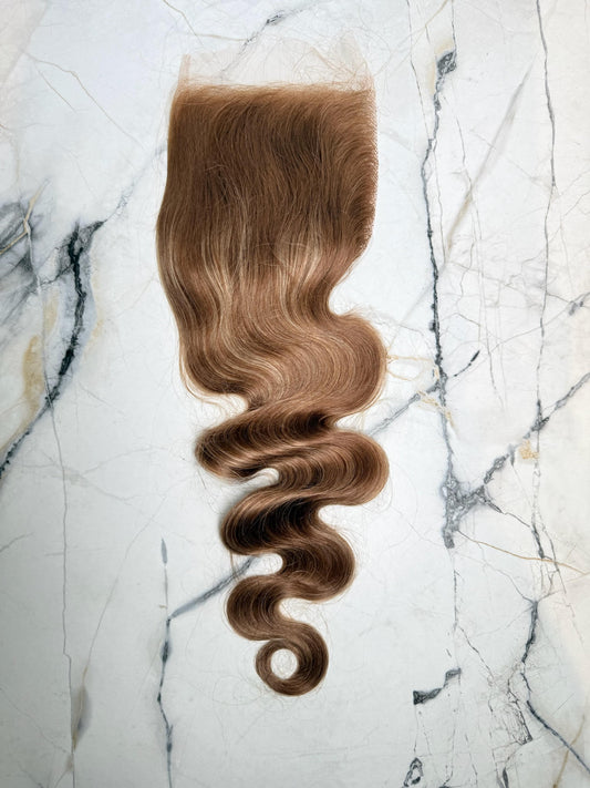 Highlighted B4/60  Body Wave 5x5 Closure