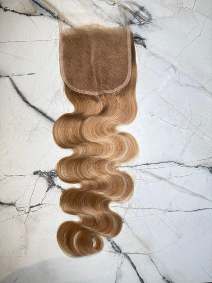 Highlighted B7/60A  Body Wave 5x5 Closure