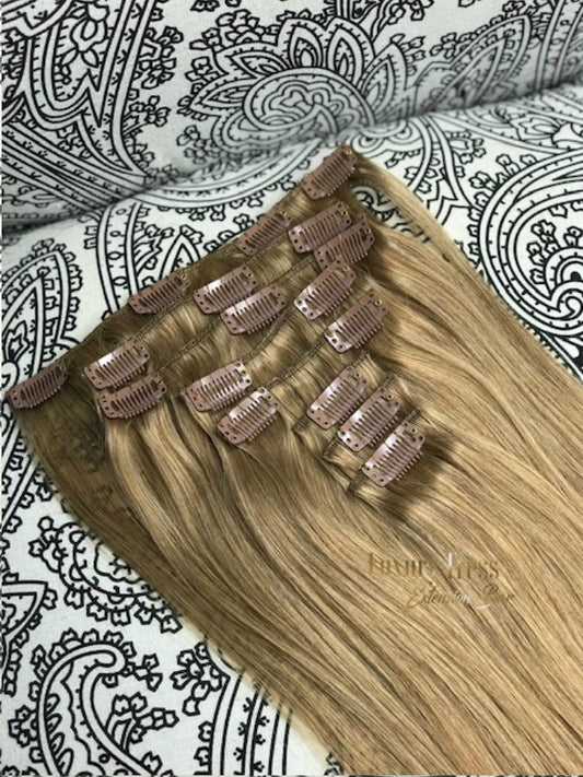 Luxury Clip-Ins Hair Extension #18 Beach Sand