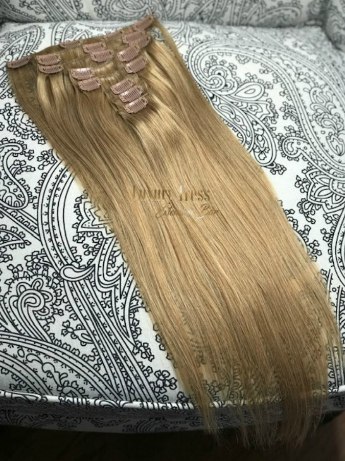 Luxury Clip-Ins Hair Extension #18 Beach Sand