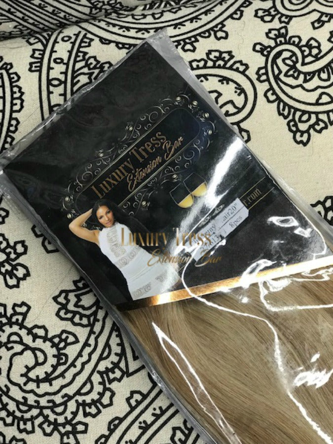 Luxury Clip-Ins Hair Extension #18/613 Blonde Mixer
