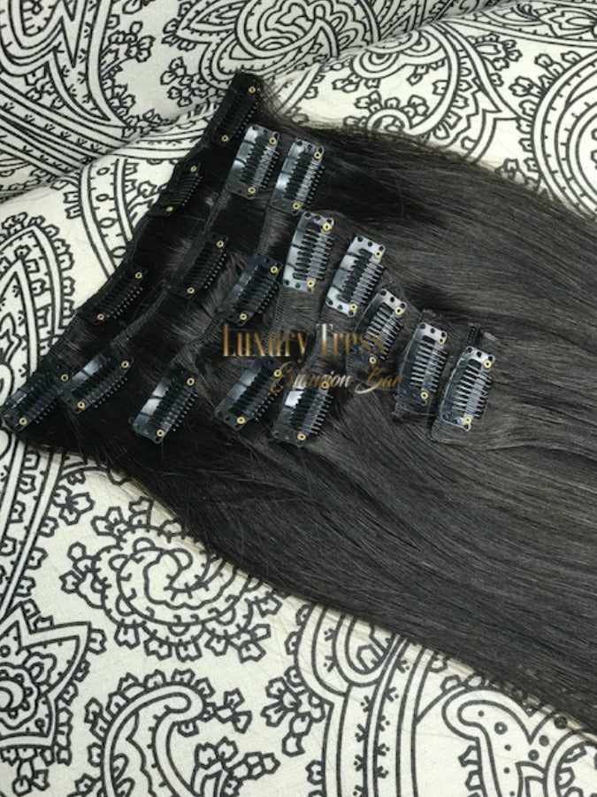 Luxury Clip-Ins Hair Extension #1B Espresso