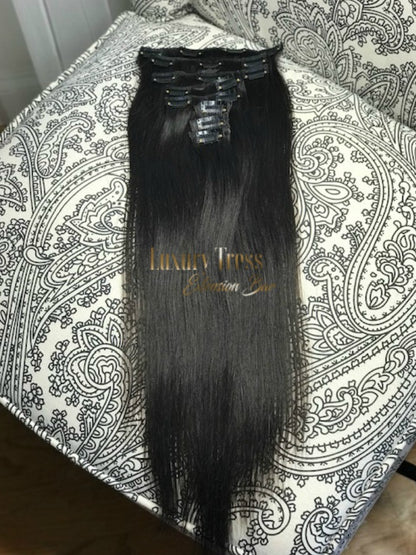 Luxury Clip-Ins Hair Extension #1B Espresso