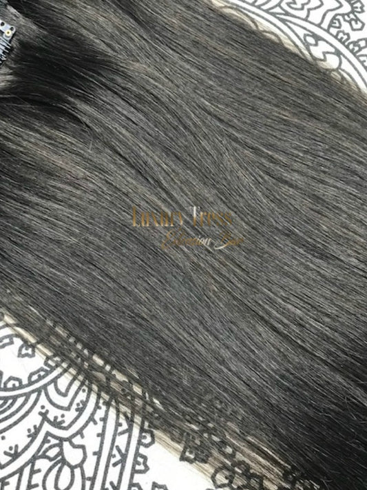 Luxury Clip-Ins Hair Extension #1B Espresso