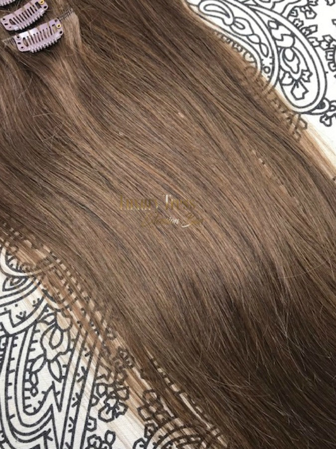 Luxury Clip-Ins Hair Extension #4 Toffee