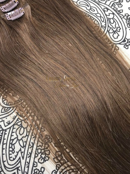 Luxury Clip-Ins Hair Extension #4 Toffee