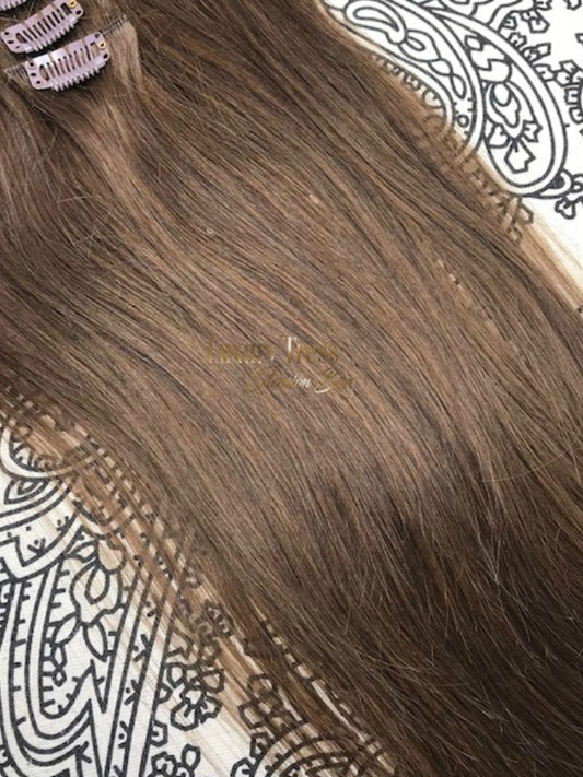 Luxury Clip-Ins Hair Extension #4 Toffee