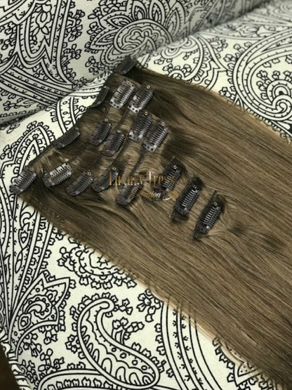 Luxury Clip-Ins Hair Extension #8 Ashley