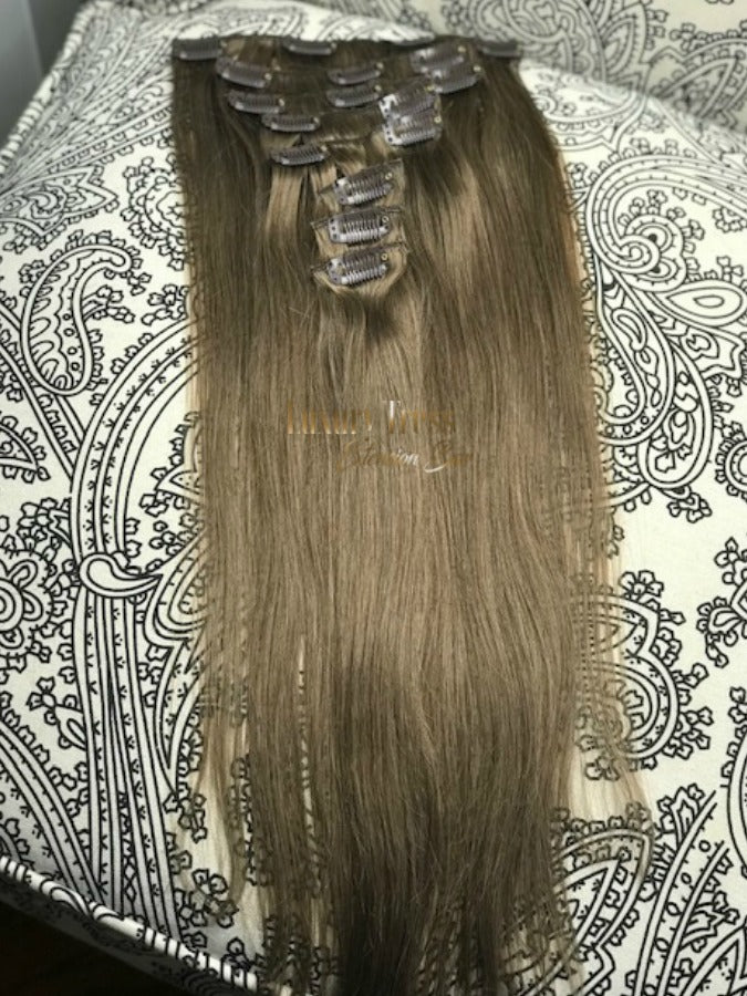 Luxury Clip-Ins Hair Extension #8 Ashley