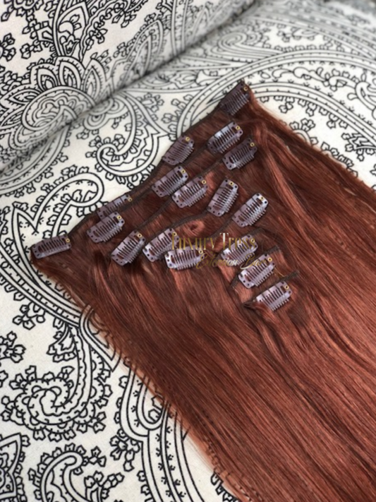 Luxury Clip-Ins Hair Extension #30 Pecan