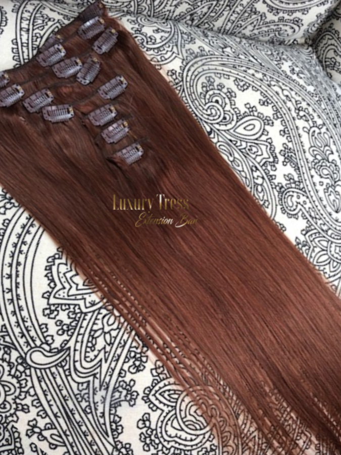 Luxury Clip-Ins Hair Extension #30 Pecan