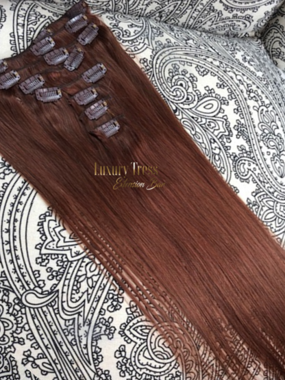 Luxury Clip-Ins Hair Extension #30 Pecan