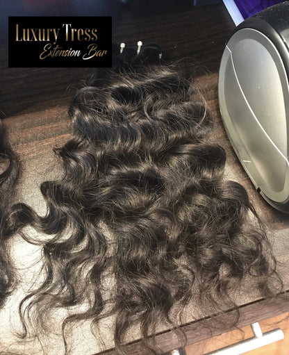 Amaretto Curls Indian Temple Loose Raw Waves Hair Bundles