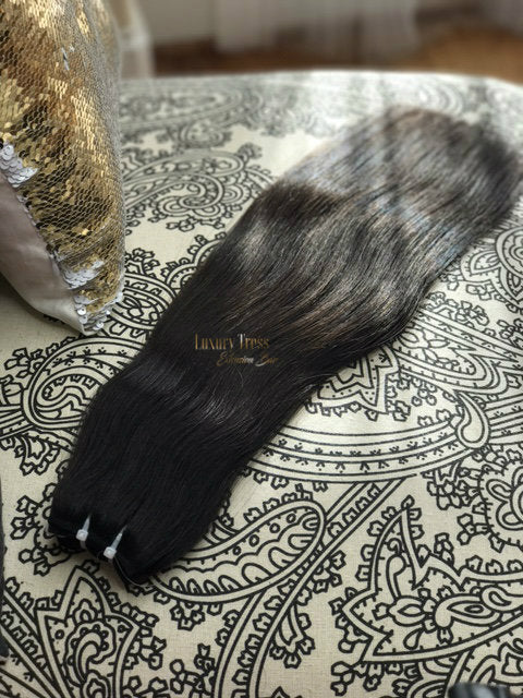 Long Island Straight Raw Indian Temple Hair Bundles