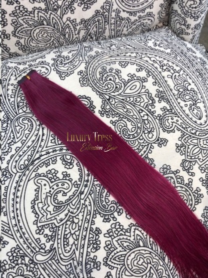 Luxury Tape-In Hair Extension #BURG