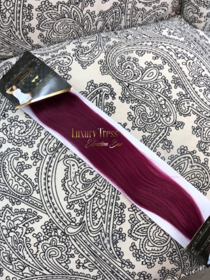 Luxury Tape-In Hair Extension #BURG