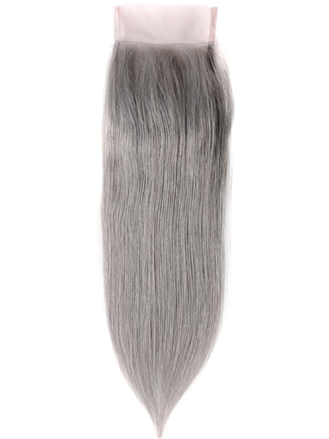 Platinum Grey Lace Closure 4x4
