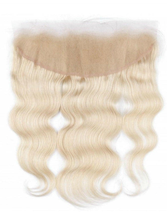 White Russian Body Wave Lace Frontal