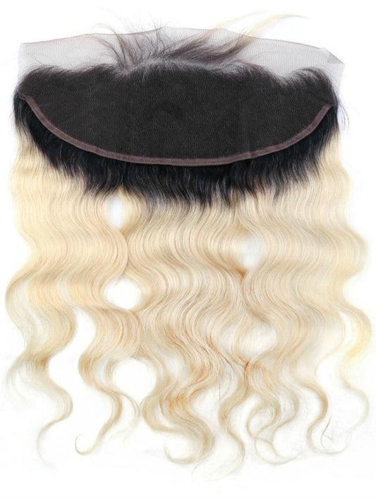 Black Russian Ombre Body Wave Lace Frontal