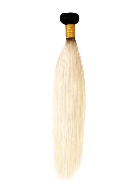 Black Russian Ombre Straight Blonde Indian Hair Bundles