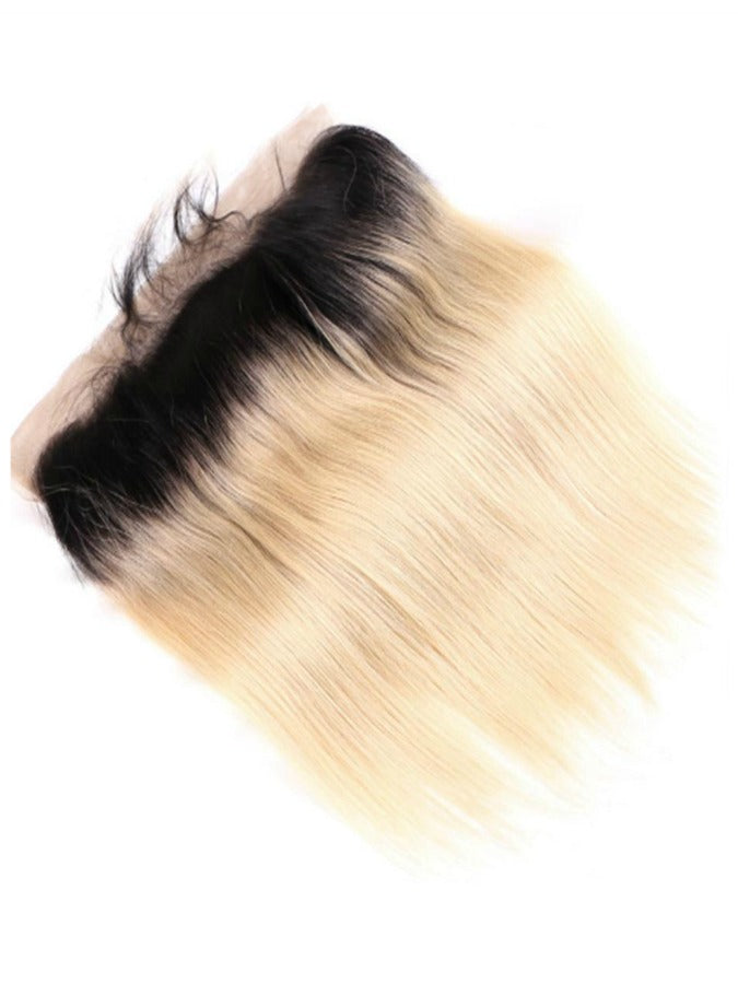 Black Russian Ombre Straight Lace Frontal